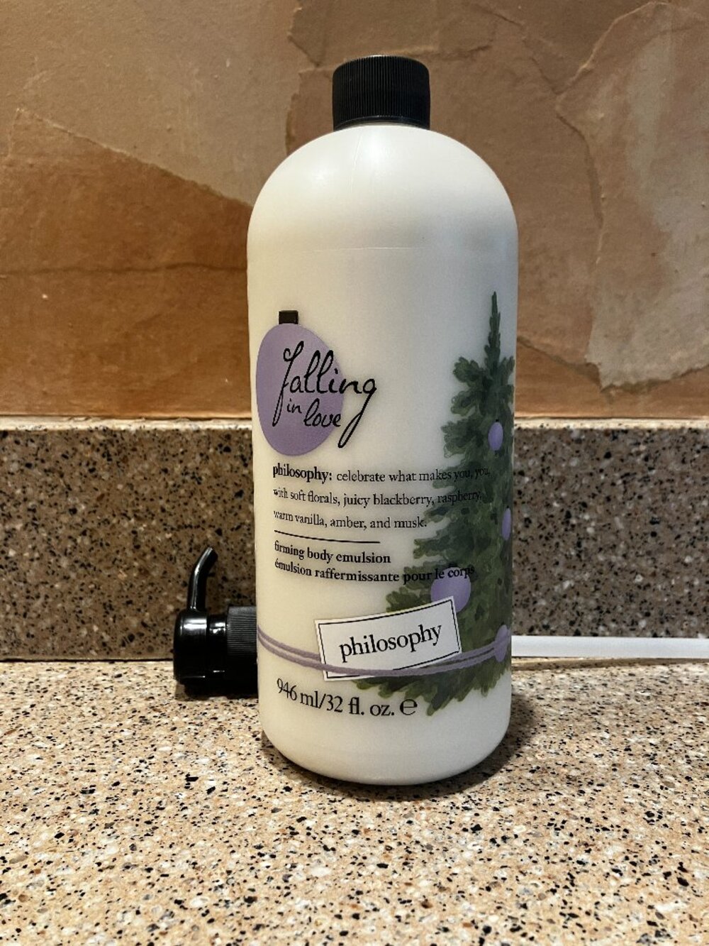Philosophy Falling Love Jumbo 32 ounce Firming Body Emulsion! NEW